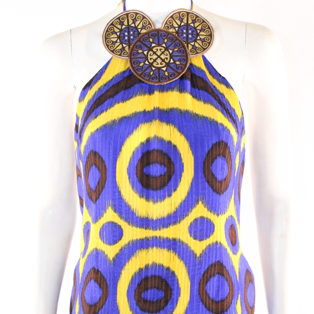 Tory Burch Size 6 Blue/White Tank